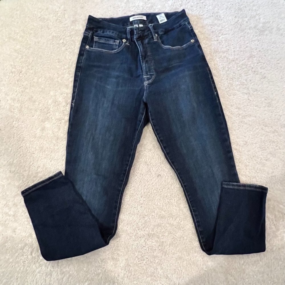 Good American Jeans Good Leg Crop Size 28